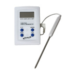Stem Probe Thermometer S/S Lead 1.5m -50/200C -58/392F