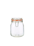 GenWare Glass Terrine Jar 1L x6