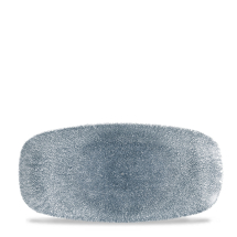 Raku Topaz Blue Chefs Oblong Plate (No2) 10.6inchX5inch x12 Raku Topaz Blue Chefs Oblong Plate (No2) 10.6inchX5inch x12