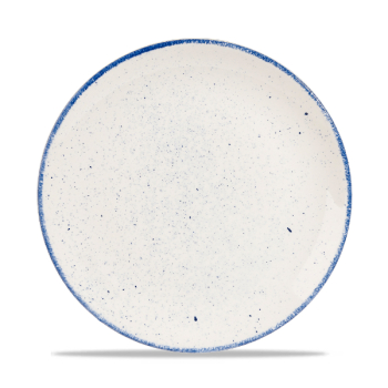 Stonecast Hints Indigo Blue Evolve Coupe Plate 10.25Inch x12 Stonecast Hints Indigo Blue Evolve Coupe Plate 10.25Inch x12