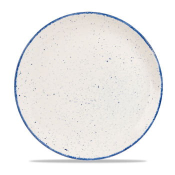 Stonecast Hints Indigo Blue Evolve Coupe Round Plate 11.25Inch x12 Stonecast Hints Indigo Blue Evolve Coupe Round Plate 11.25Inch x12
