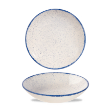 Stonecast Hints Indigo Blue Evolve Coupe Bowl 7 1/4inch x12 Stonecast Hints Indigo Blue Evolve Coupe Bowl 7 1/4inch x12