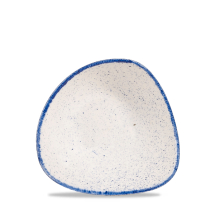 Stonecast Hints Indigo Blue Lotus Triangle Bowl 6inch x12 Stonecast Hints Indigo Blue Lotus Triangle Bowl 6inch x12