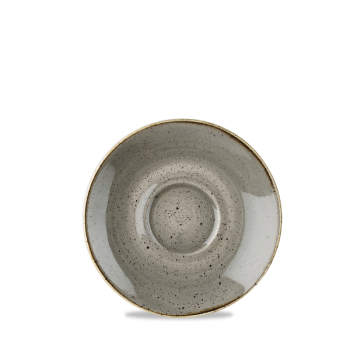 Stonecast Peppercorn Grey Cappuccino Saucer 6.25Inch x12