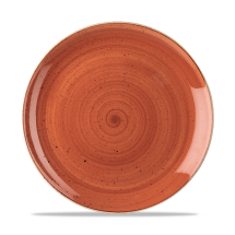 Stonecast Spiced Orange Evolve Coupe Round Plate 10.25inch x12