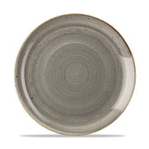 Stonecast Peppercorn Grey Evolve Coupe Round Plate 10.25inch x12
