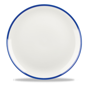 Retro Blue Coupe Round Plate 11.25Inch x12 Retro Blue Coupe Round Plate 11.25Inch x12