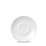 White Cappuccino Saucer 6.25" Box 24