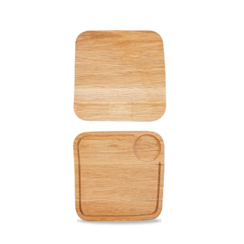 Wood  Sq Board Medium 10.4InchX10.4InchX0.8Inch x4