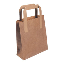 Medium Brown Take-Away Bag 8x13x10inch x250