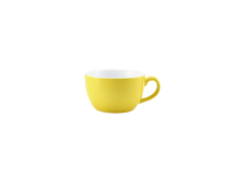 GenWare Porcelain Yellow Bowl Shaped Cup 25cl/8.75oz x6