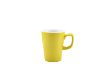 GenWare Porcelain Yellow Latte Mug 34cl/12oz x6