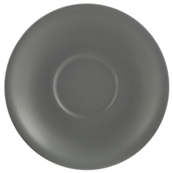 GenWare Porcelain Matt Grey Saucer 13.5cm x6 GenWare Porcelain Matt Grey Saucer 13.5cm x6