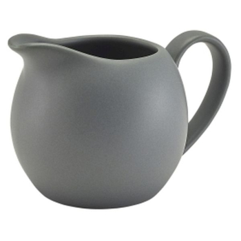 GenWare Porcelain Matt Grey Jug 14cl/5oz x6 GenWare Porcelain Matt Grey Jug 14cl/5oz x6
