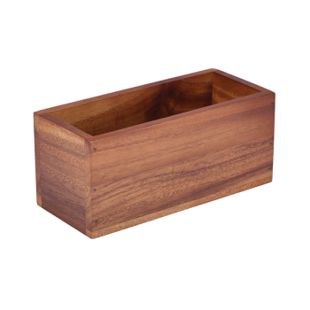 Acacia Wood Table Caddy 23 x 10 x 10cm x1 Acacia Wood Table Caddy 23 x 10 x 10cm x1