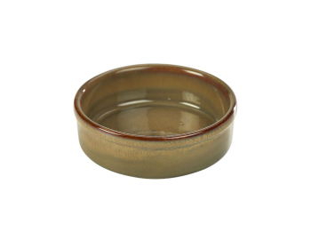 Terra Stoneware Rustic Brown Tapas Dish 14.5cm x12 Terra Stoneware Rustic Brown Tapas Dish 14.5cm x12