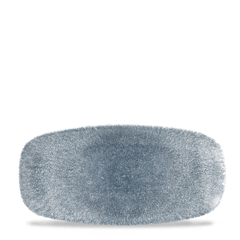 Raku Topaz Blue Oblong Chefs Plate (No3) 11.75x6Inch x12 Raku Topaz Blue Oblong Chefs Plate (No3) 11.75x6Inch x12