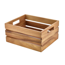 Acacia Wood Box/Riser GN 1/2 x1