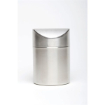 S/St Table Bin 17cm High x 11.5cm Dia
