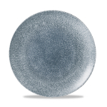 Raku Topaz Blue Evolve Coupe Plate 10.25" x12