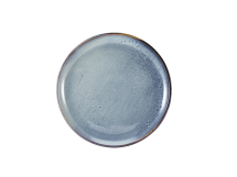 Terra Porcelain Aqua Blue Coupe Plate 27.5cm x6