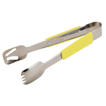 Plastic Handle Buffet Tongs Yellow (577-08Y)