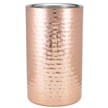GenWare Hammered Copper Plated Wine Cooler x1