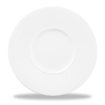 Alchemy Ambience White Medium Rim Plate 11" x6