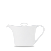 Alchemy Ambience White Oval Teapot Lid Only 25oz x6
