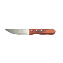 Jumbo Red Pakka Wood Steak Knife (x12