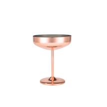 Copper Plated Cocktail Coupe Glass 30cl/10.5oz