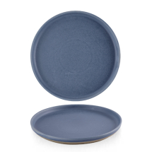 Emerge Oslo Blue  Walled Plate 10 1/4inch Box 6 Emerge Oslo Blue  Walled Plate 10 1/4inch Box 6