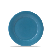 Blue Glaze Mid Rim Plate 8inch x6
