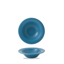 Blue Glaze Mid Rim Bowl 6.5inch x6