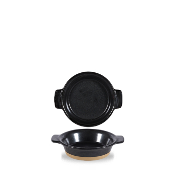 Black Igneous  Individual Dish 5.5Inch x6 Black Igneous  Individual Dish 5.5Inch x6