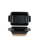 Black Igneous  Rectangle Dish 7" x6 Black Igneous  Rectangle Dish 7" x6