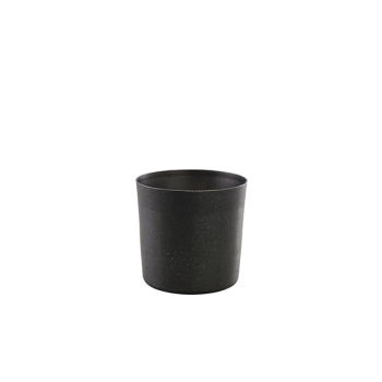 GW Black Vintage Steel Serving Cup 8.5 x 8.5cm x12 GW Black Vintage Steel Serving Cup 8.5 x 8.5cm x12