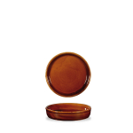 Rustic Brown Mezze Dish 4.4" x6