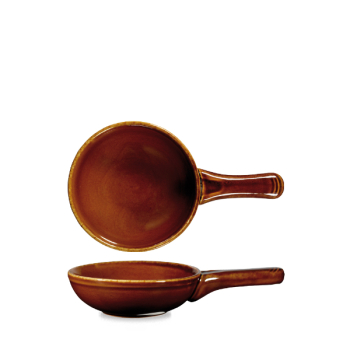 Rustic Brown Small Skillet 13oz x6 Rustic Brown Small Skillet 13oz x6