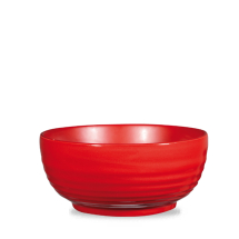 Rustics Red Glaze Ripple Deli Bowl 70oz x4