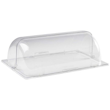 Polycarbonate GN 1/2 Roll Top Cover Polycarbonate GN 1/2 Roll Top Cover