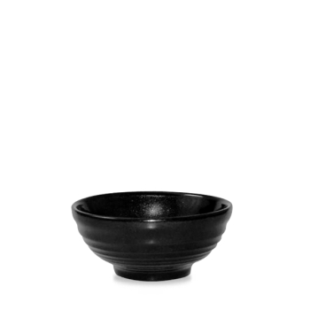 Oynx Black Ripple Snack Bowl 10oz x12 Oynx Black Ripple Snack Bowl 10oz x12