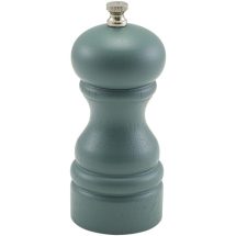 Olive Green Wooden Salt/Pepper Grinder 13cm Olive Green Wooden Salt/Pepper Grinder 13cm