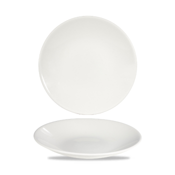 White Profile Deep Coupe Plate 8 7/8Inch x12