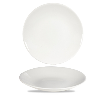 White Profile Deep Coupe Plate 9.4Inch x12