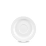 White Profile Saucer 5 7/8" x12