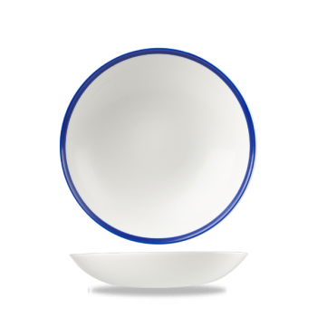 Retro Blue Coupe Bowl 7.25Inch x12 Retro Blue Coupe Bowl 7.25Inch x12
