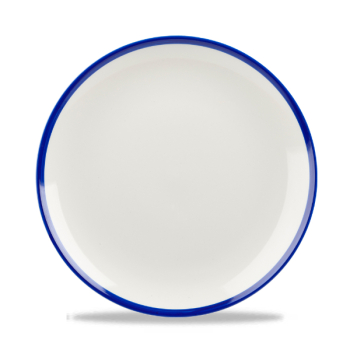 Retro Blue Coupe Plate 8.67InchInch x12 Retro Blue Coupe Plate 8.67InchInch x12