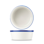 Retro Blue Round Pie Dish 5.25" x12