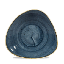 Stonecast Blueberry Triangle Shallow Bowl 10.75inchX10.5inch x12 Stonecast Blueberry Triangle Shallow Bowl 10.75inchX10.5inch x12